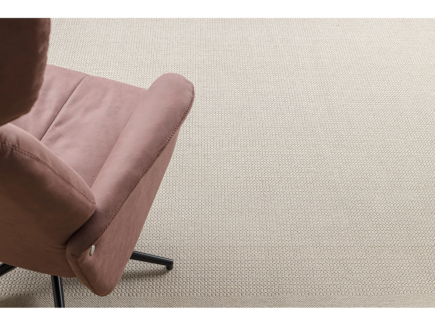 Tapis en laine VILLA 8986/68200 Plaine SIZAL, tissé à plat beige 200x300 cm