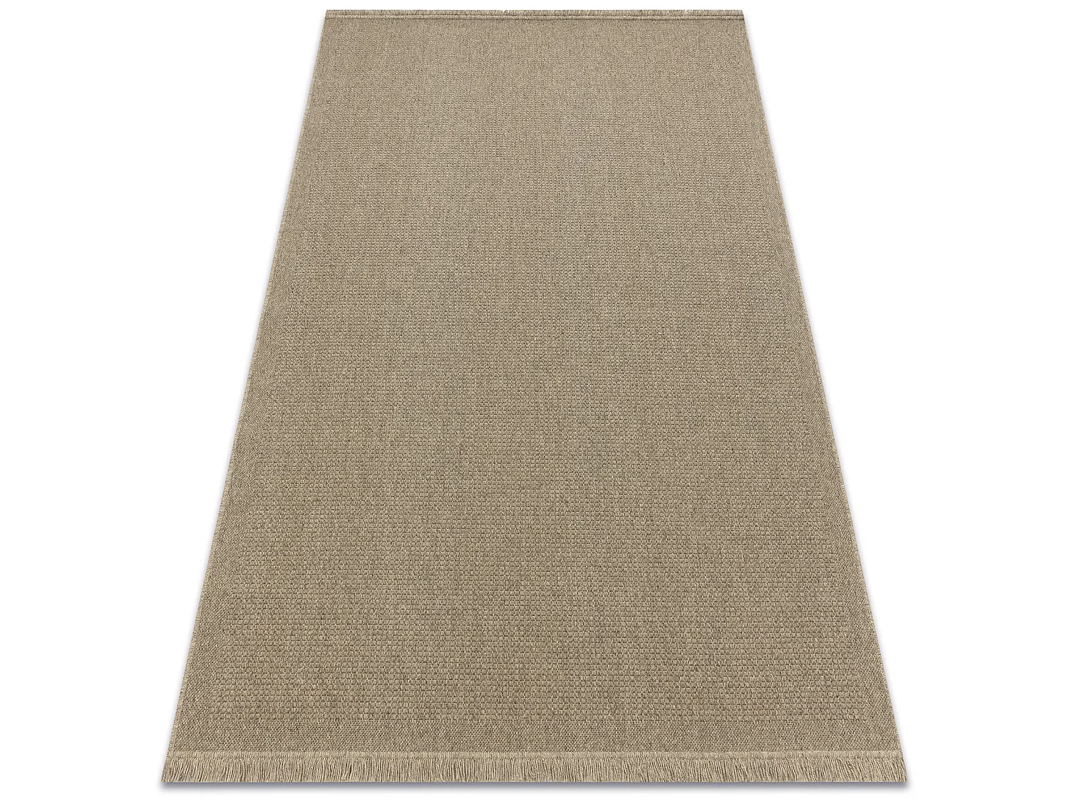 Wollen tapijt VILLA 8986/69500 Enkele kleur SIZAL, platgeweven donker  200x300 cm