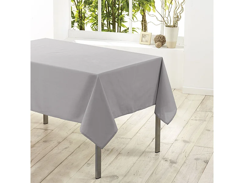 Nappe Antitache "Essentiel" 140x300cm Gris