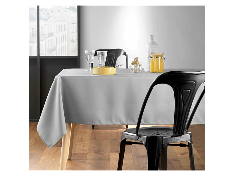 Nappe Antitache "Essentiel" 140x300cm Gris