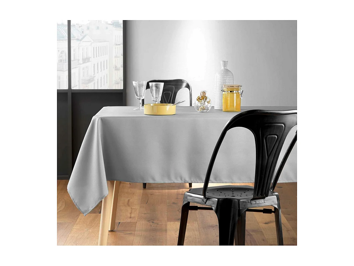 Nappe Antitache "Essentiel" 140x300cm Gris