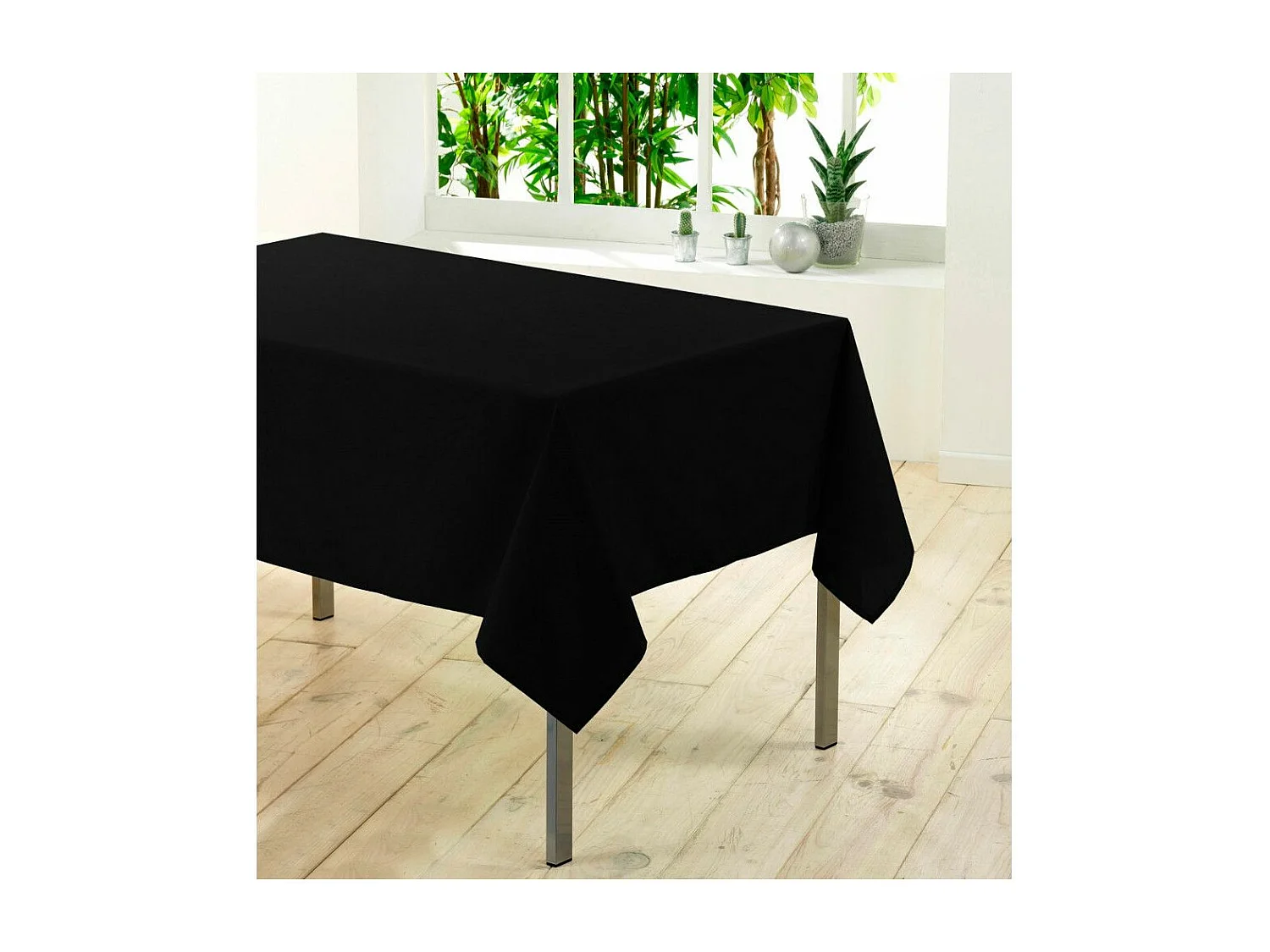 Nappe Antitache "Essentiel" 140x300cm Noir