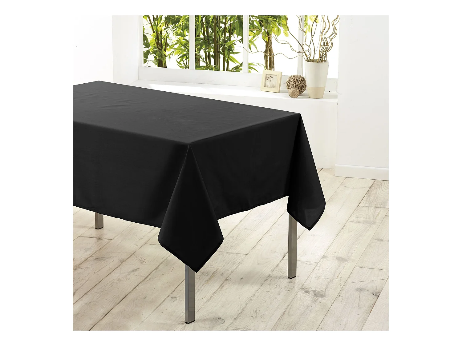 Nappe Antitache "Essentiel" 140x300cm Noir