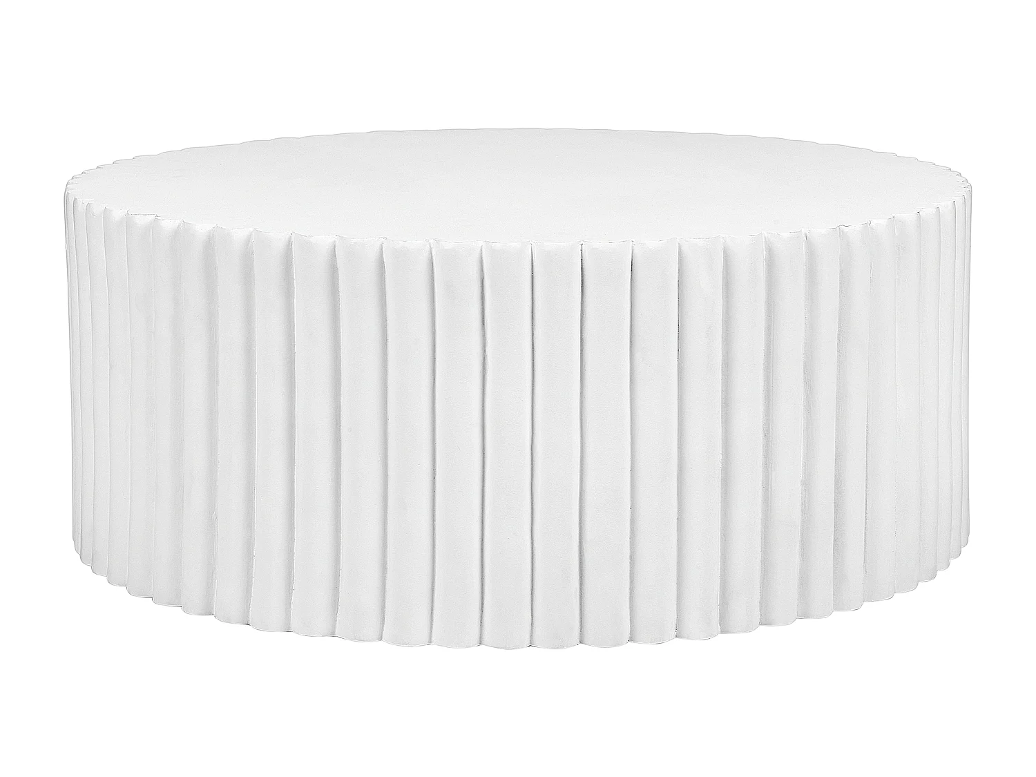 Table basse POZZA II 117 cm 117 cm Blanc