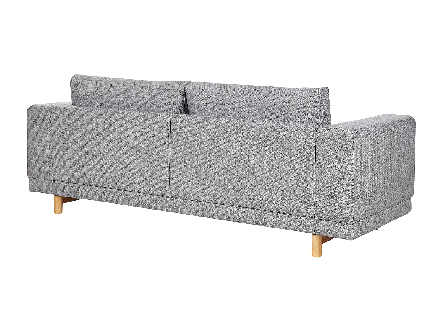 Canapé 3 places NIVALA Tissu Gris clair