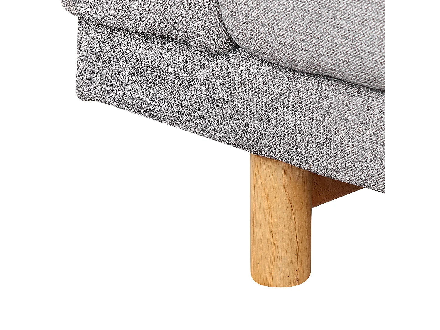 Divano NIVALA Tessuto Grigio chiaro 3 posti