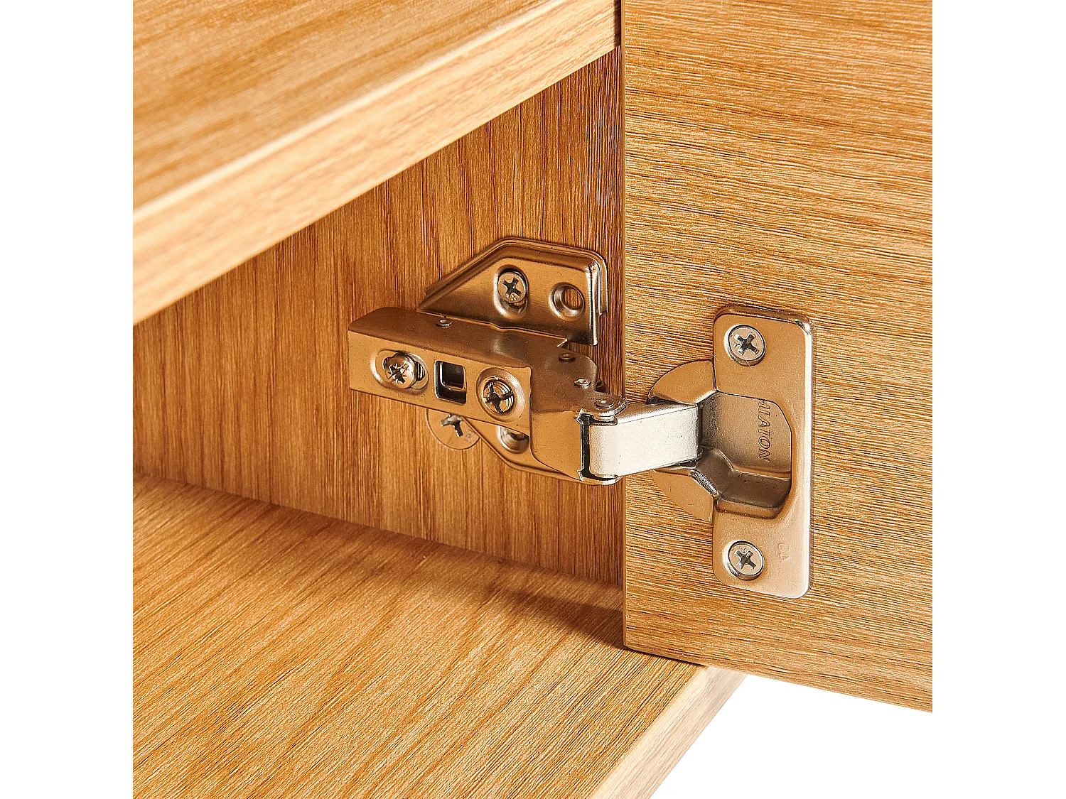 Meuble TV NIKEA Marron clair