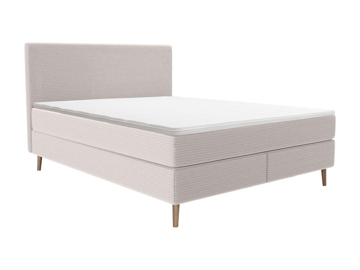 Boxspringbett komplett mit Bett-Kopfteil + Lattenrost + Matratze + Topper - günstig online kaufen