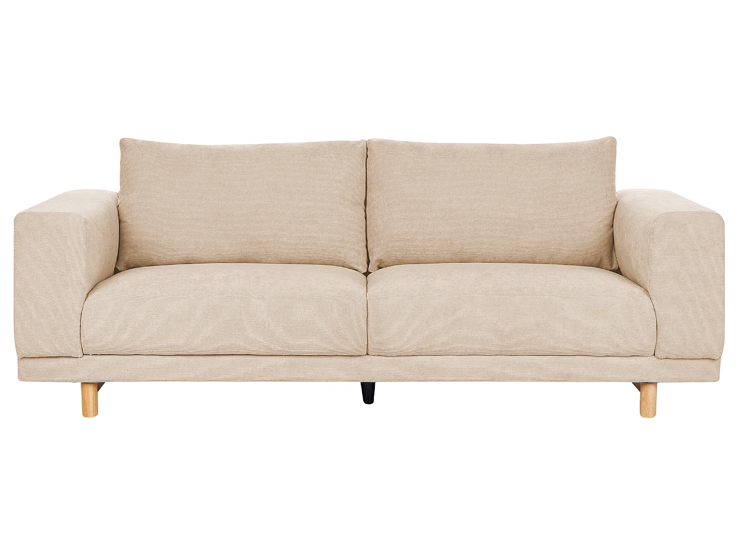 Bank NIVALA Corduroy Beige 3-zitter