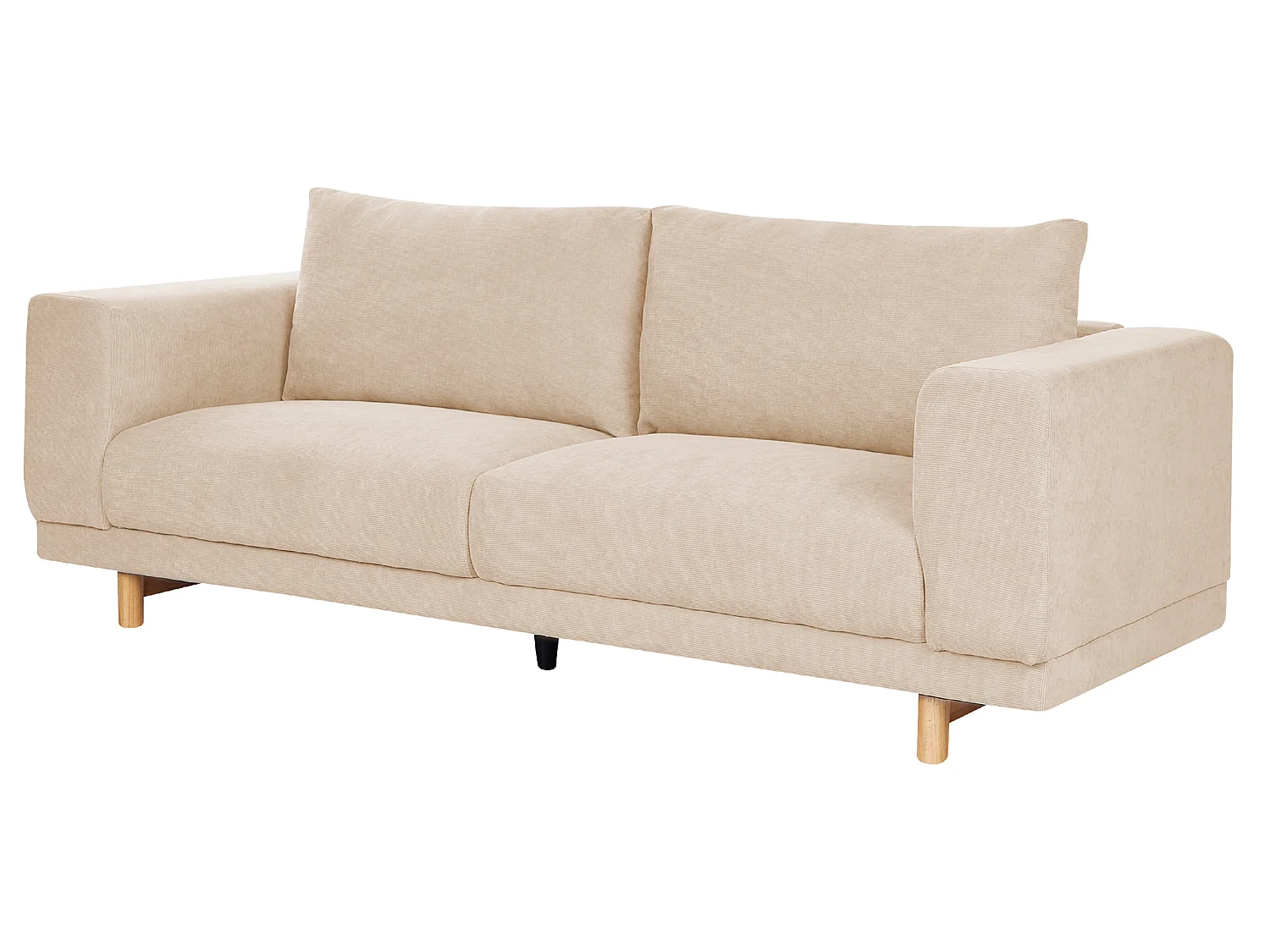 Bank NIVALA Corduroy Beige 3-zitter