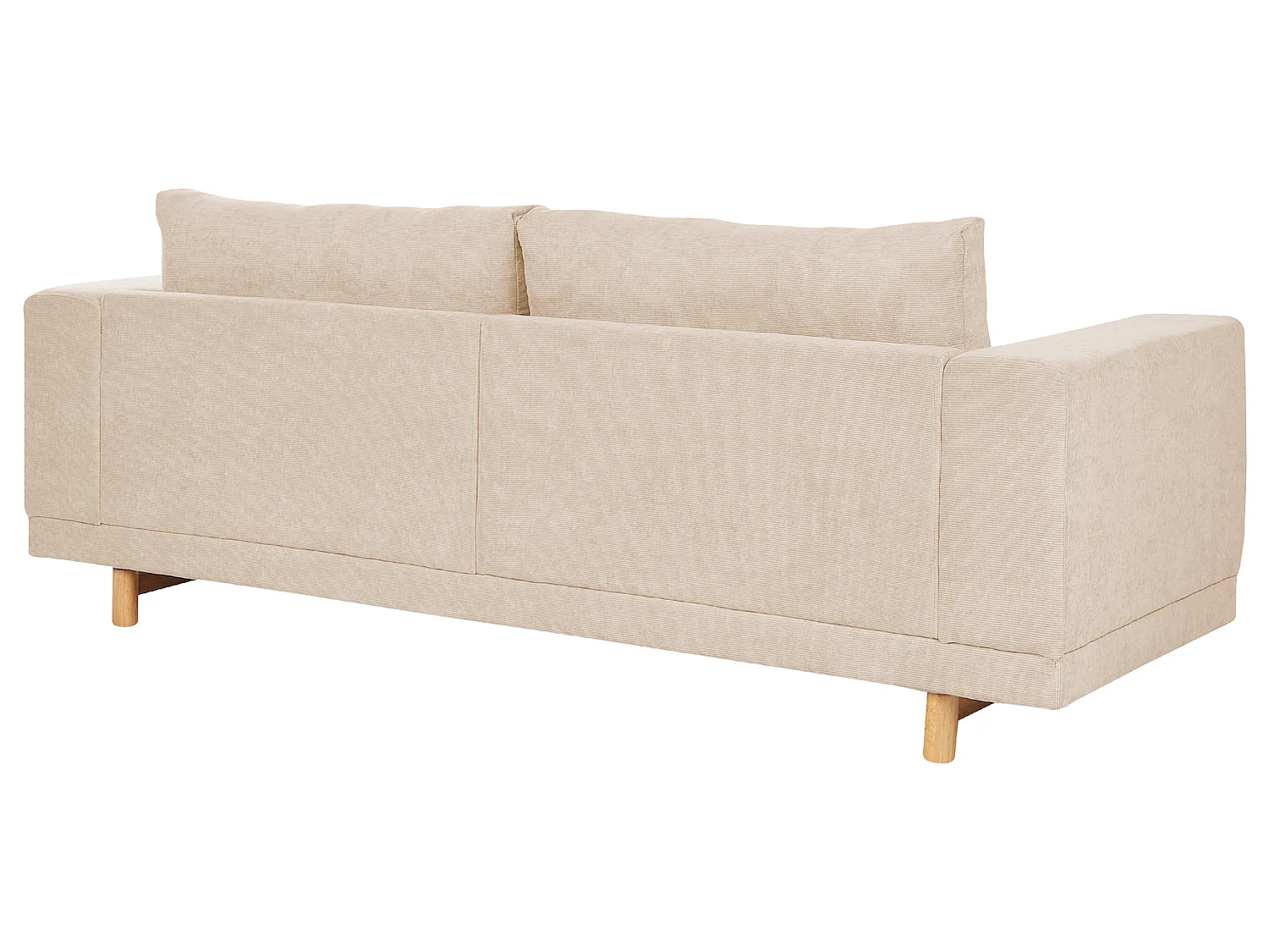 Bank NIVALA Corduroy Beige 3-zitter