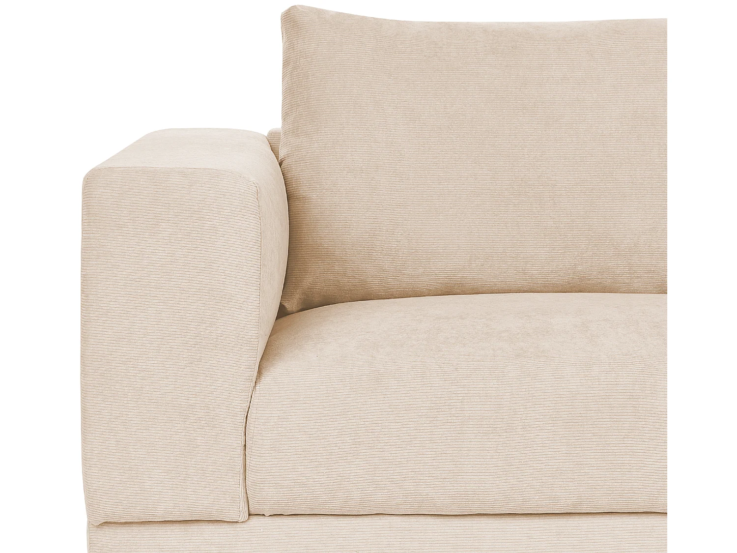 Bank NIVALA Corduroy Beige 3-zitter