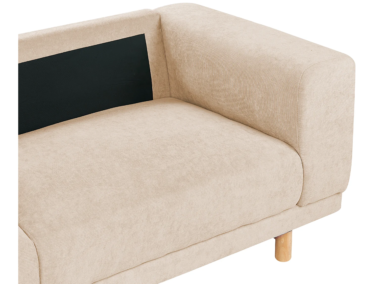 Bank NIVALA Corduroy Beige 3-zitter