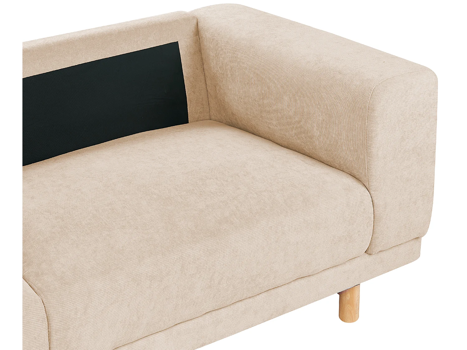 Bank NIVALA Corduroy Beige 3-zitter