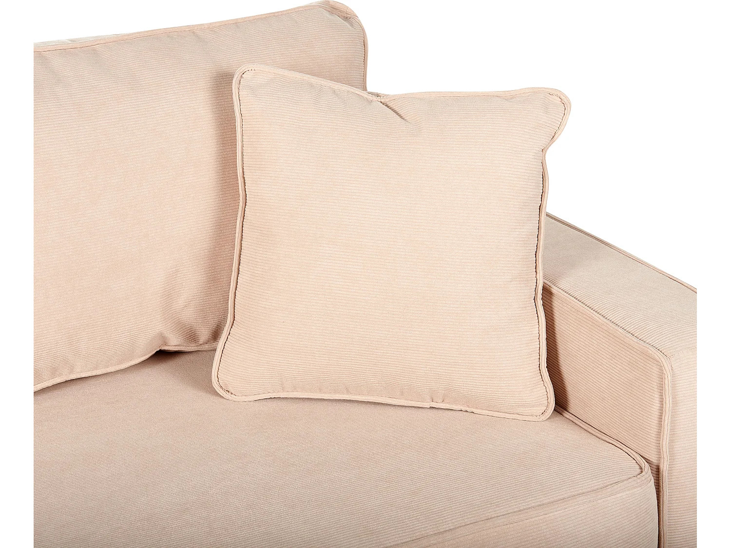 Driezitsbank corduroy beige FALUN