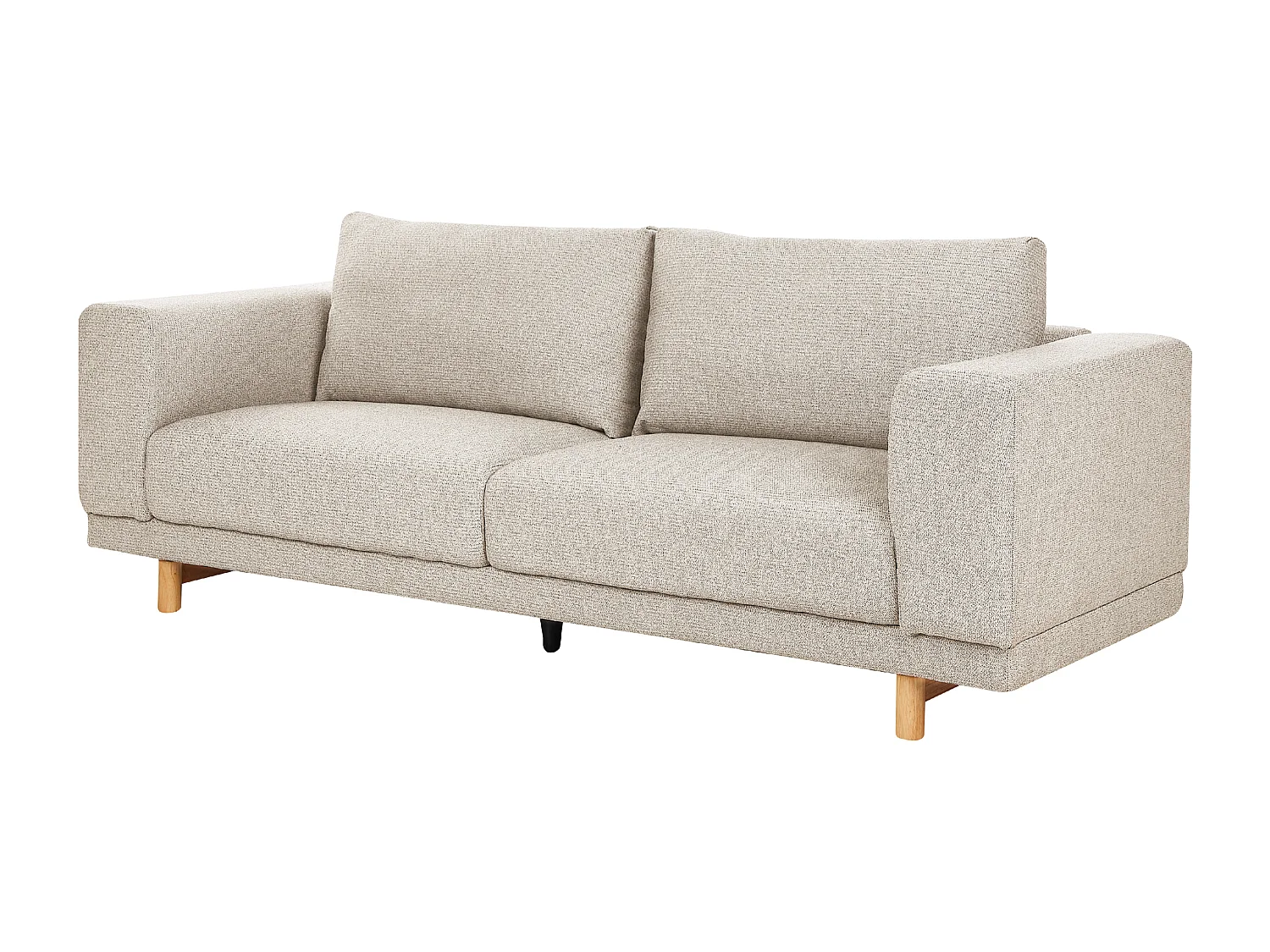 Bank NIVALA Stof Lichtbeige 3-zitter