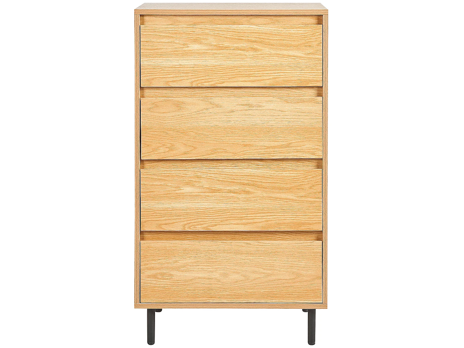 Cómoda de 4 cajones NIKEA Marrón claro