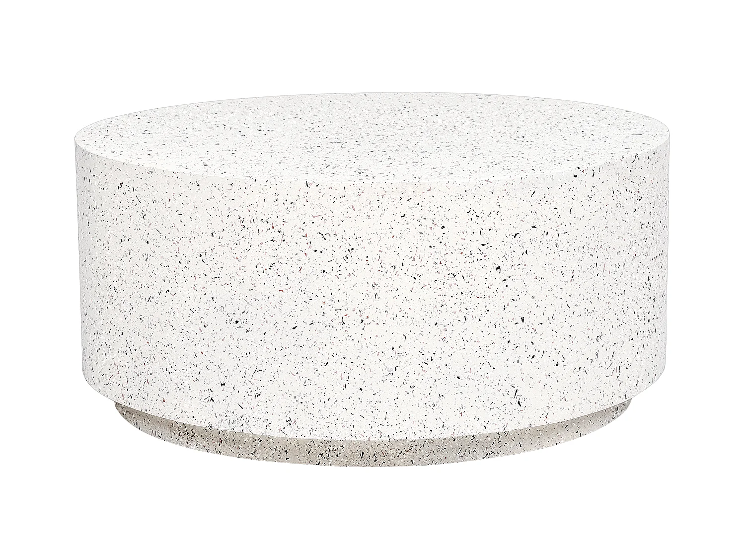Table basse TREZZO Terrazzo blanc