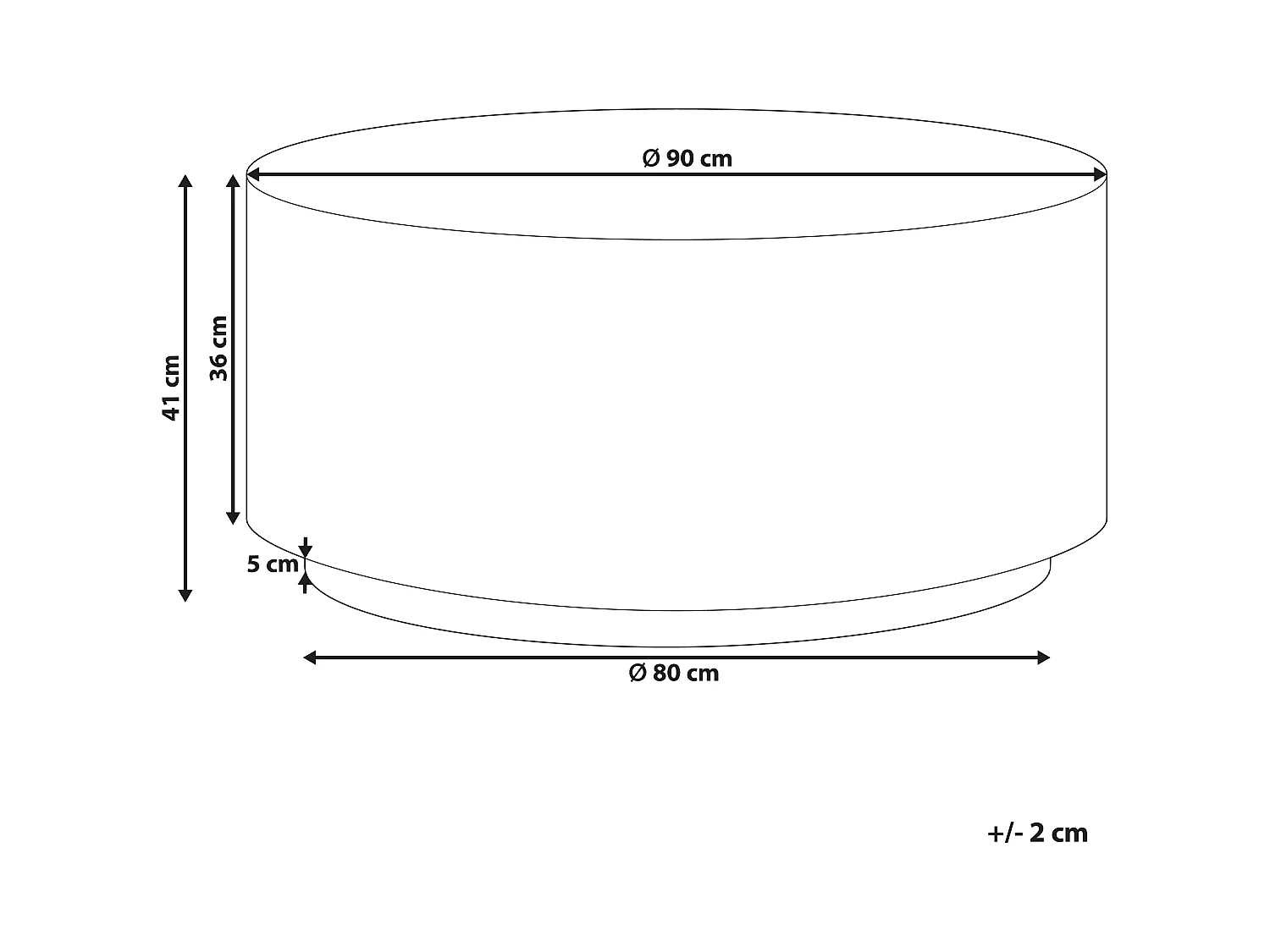 Table basse TREZZO Terrazzo blanc