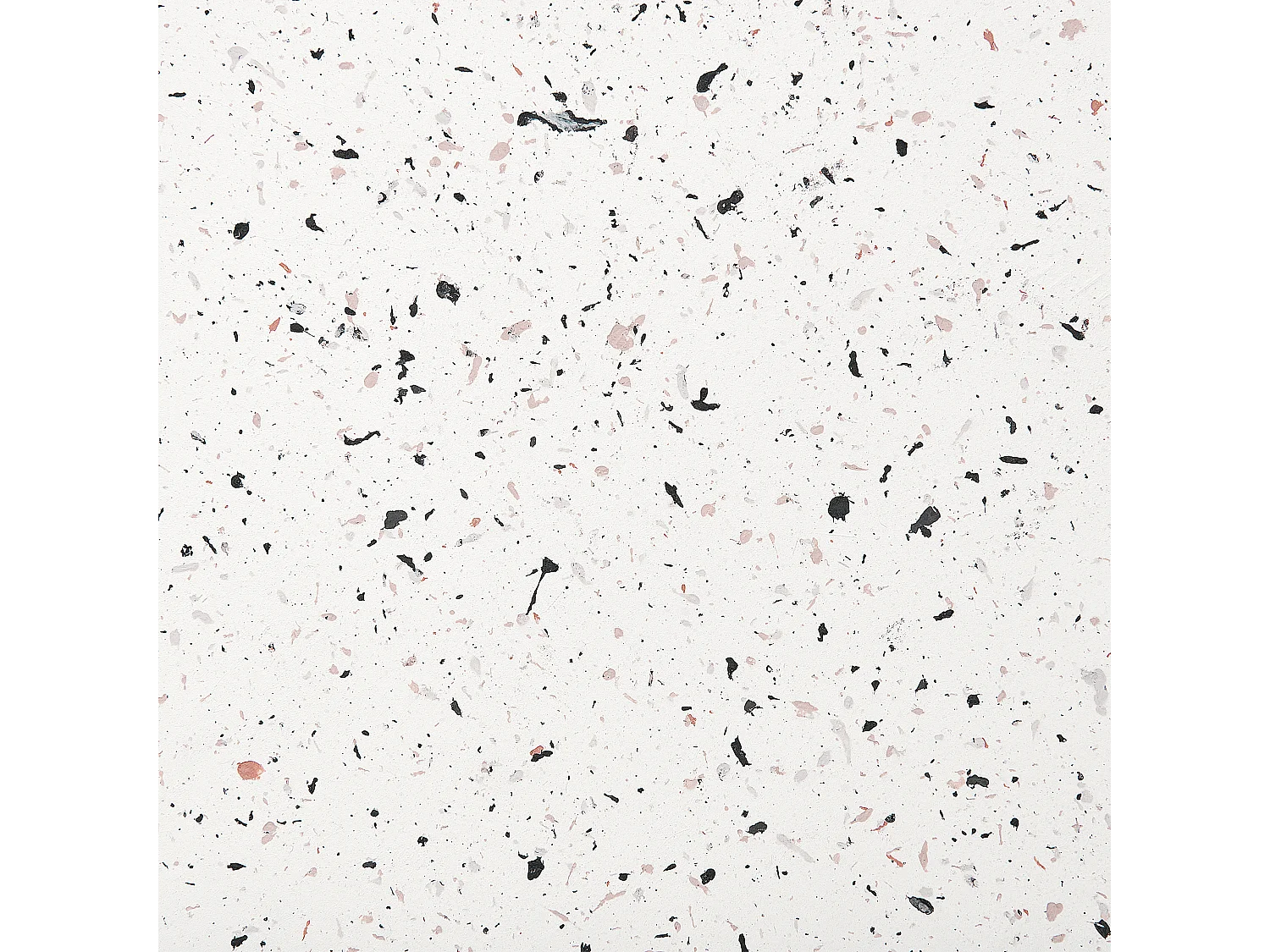 Table basse TREZZO 90 cm 90 cm Effet terrasse Terrazzo blanc