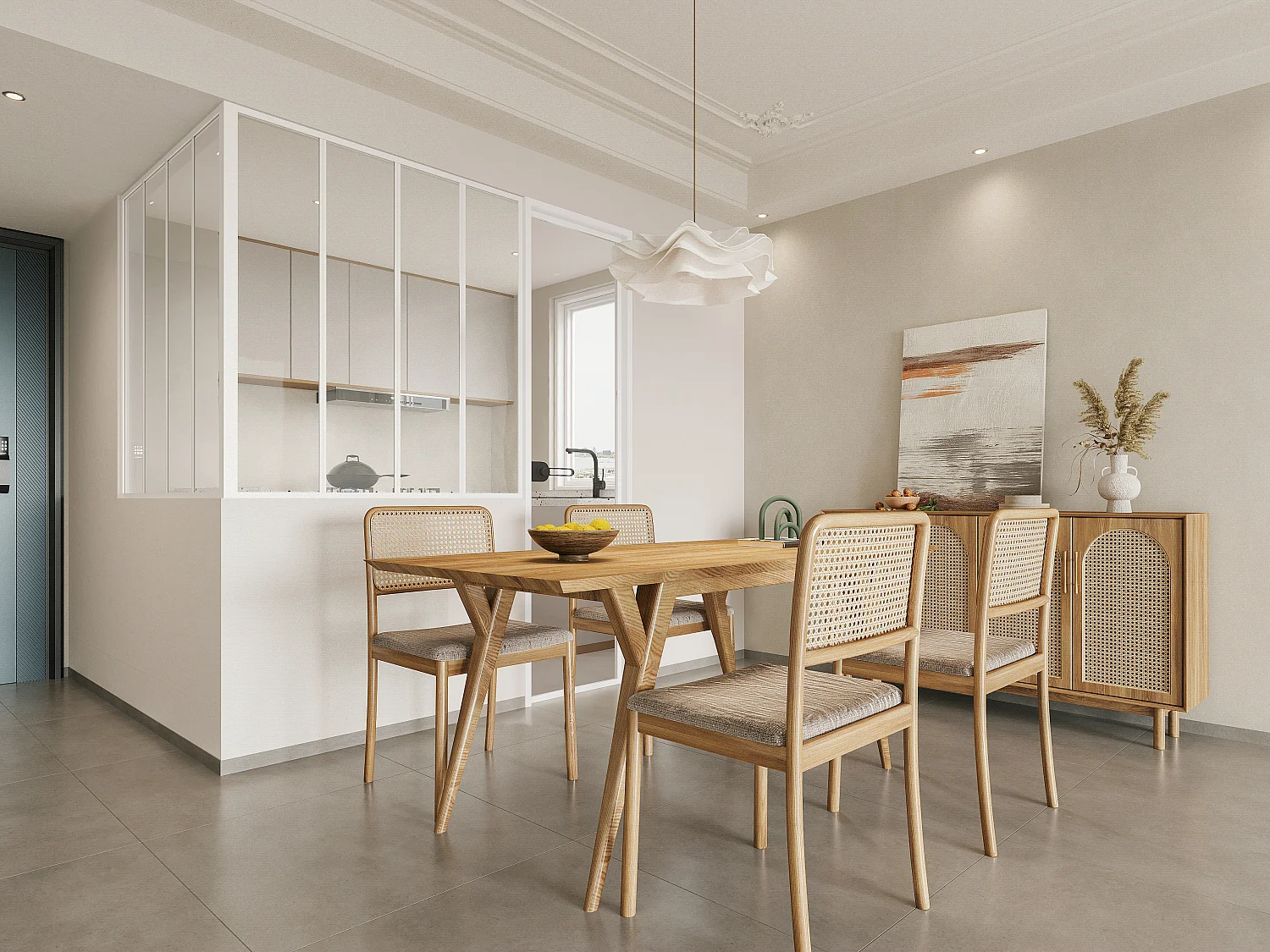 Verrière d'angle d'atelier en aluminium thermolaqué - L120 x L120 x H130 - Blanc - BAYVIEW