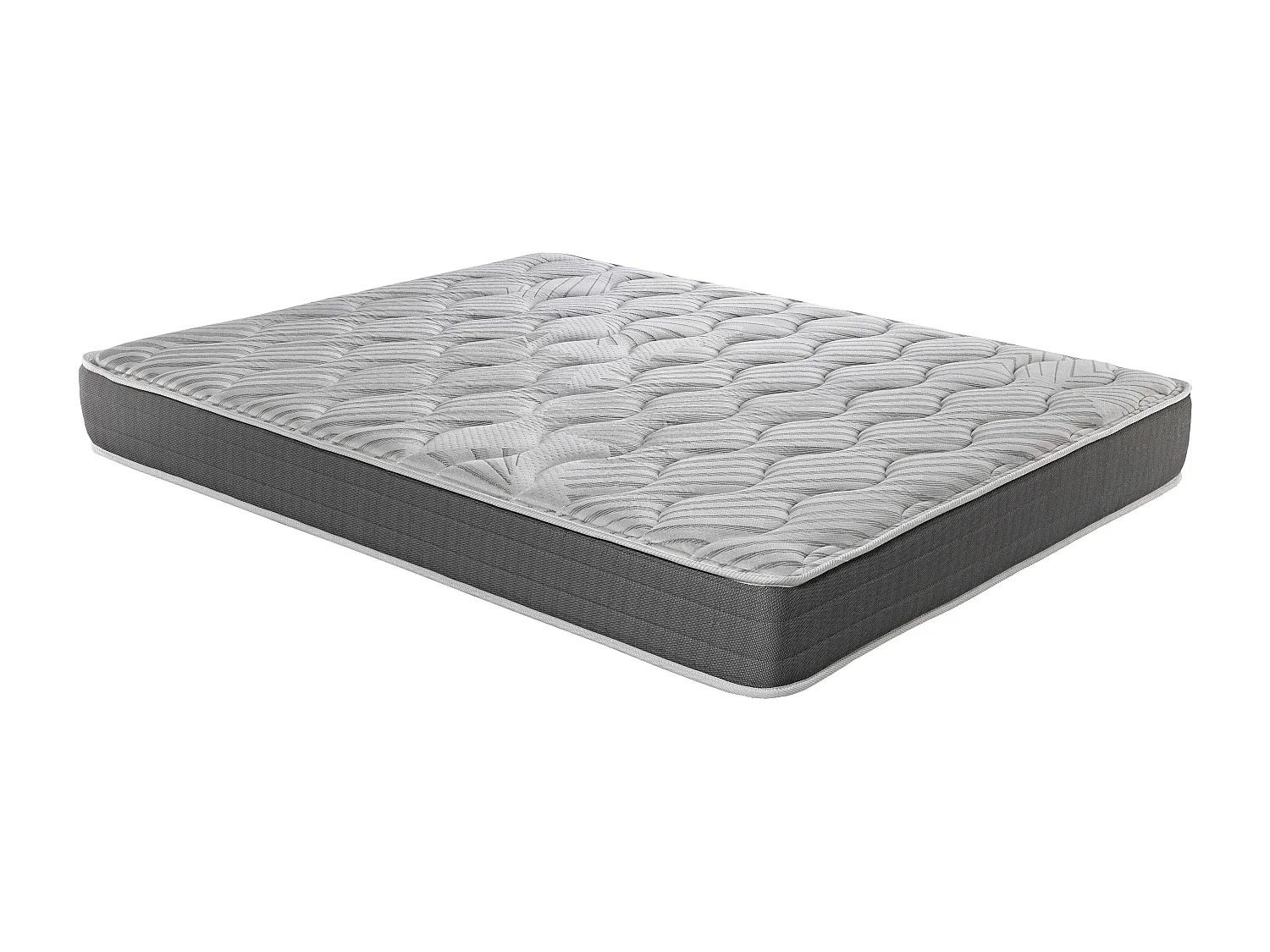 Pack Descanso Ceramic Royal Sleep, Colchón Viscoelástico + Canapé Abatible Gran Capacidad, Blanco Madera, Montaje y Retirada Usado Incluido 90x190
