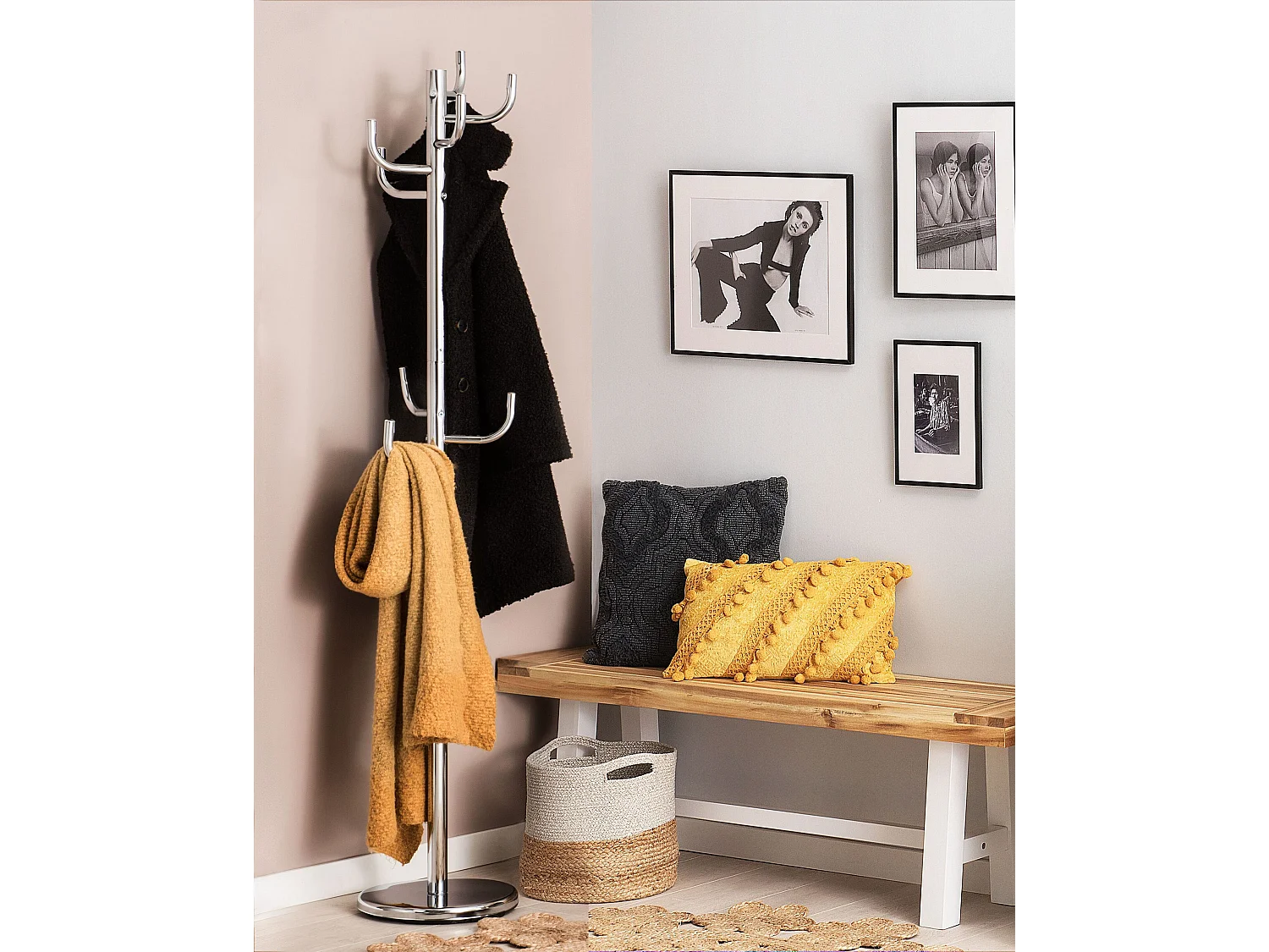 Appendiabiti TRENTON Argento