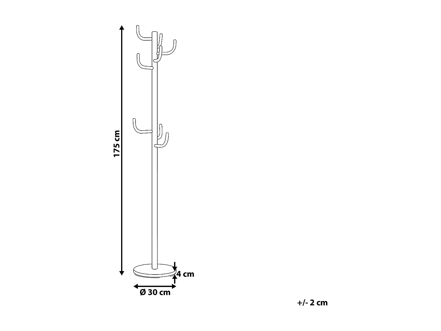 Appendiabiti TRENTON Argento