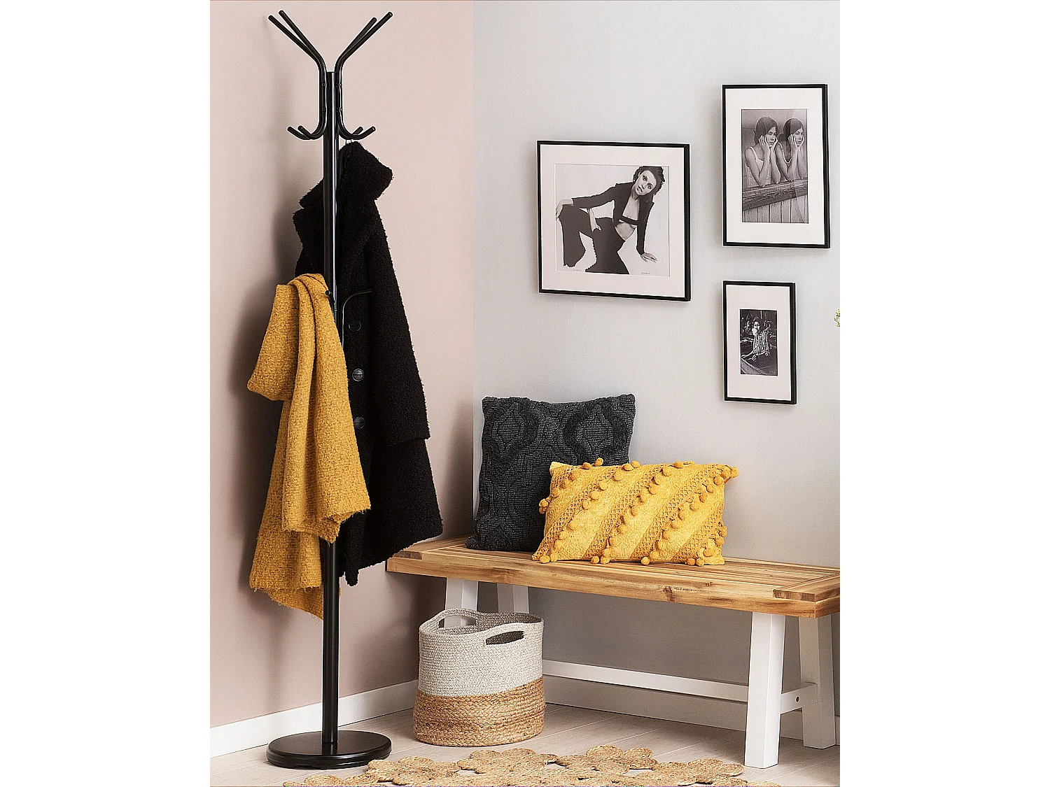 Kapstok CLAXTON Zwart