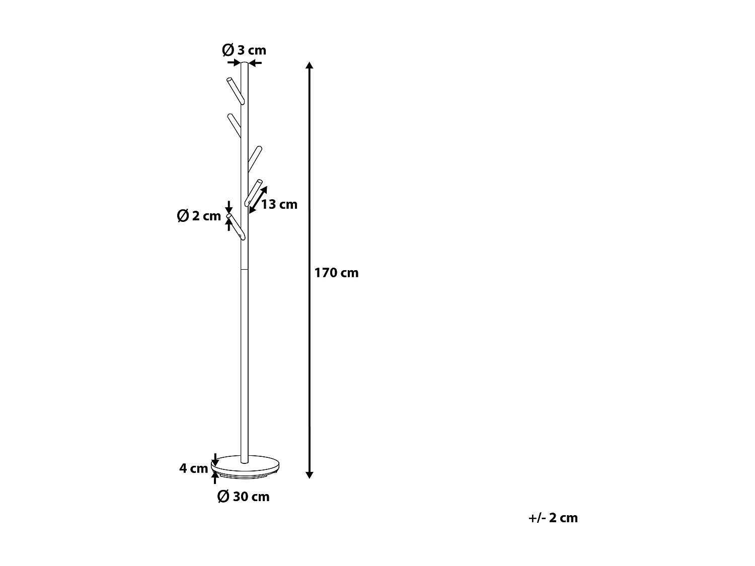 Porte-manteau ALBIN Noir