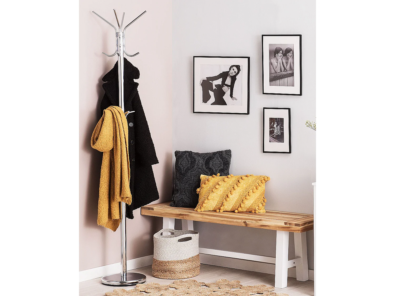 Porte-manteau CLAXTON Argenté