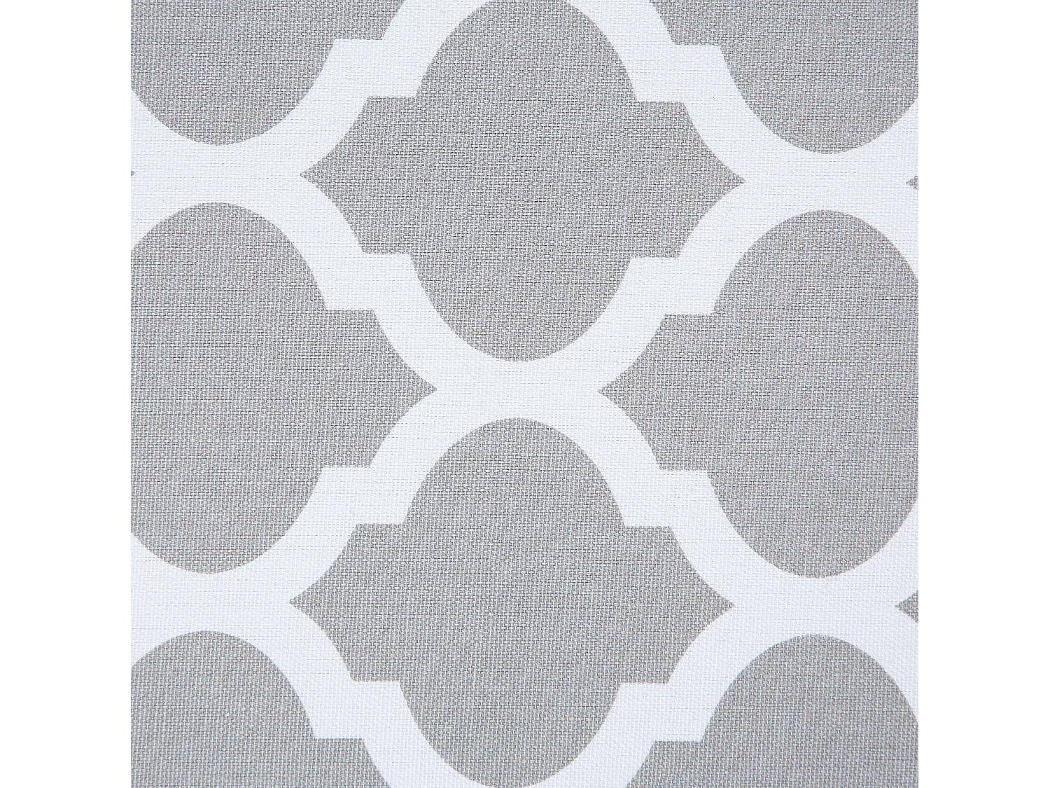 Eleganter Sitzhocker mit klassischem Muster in Grau Manteo