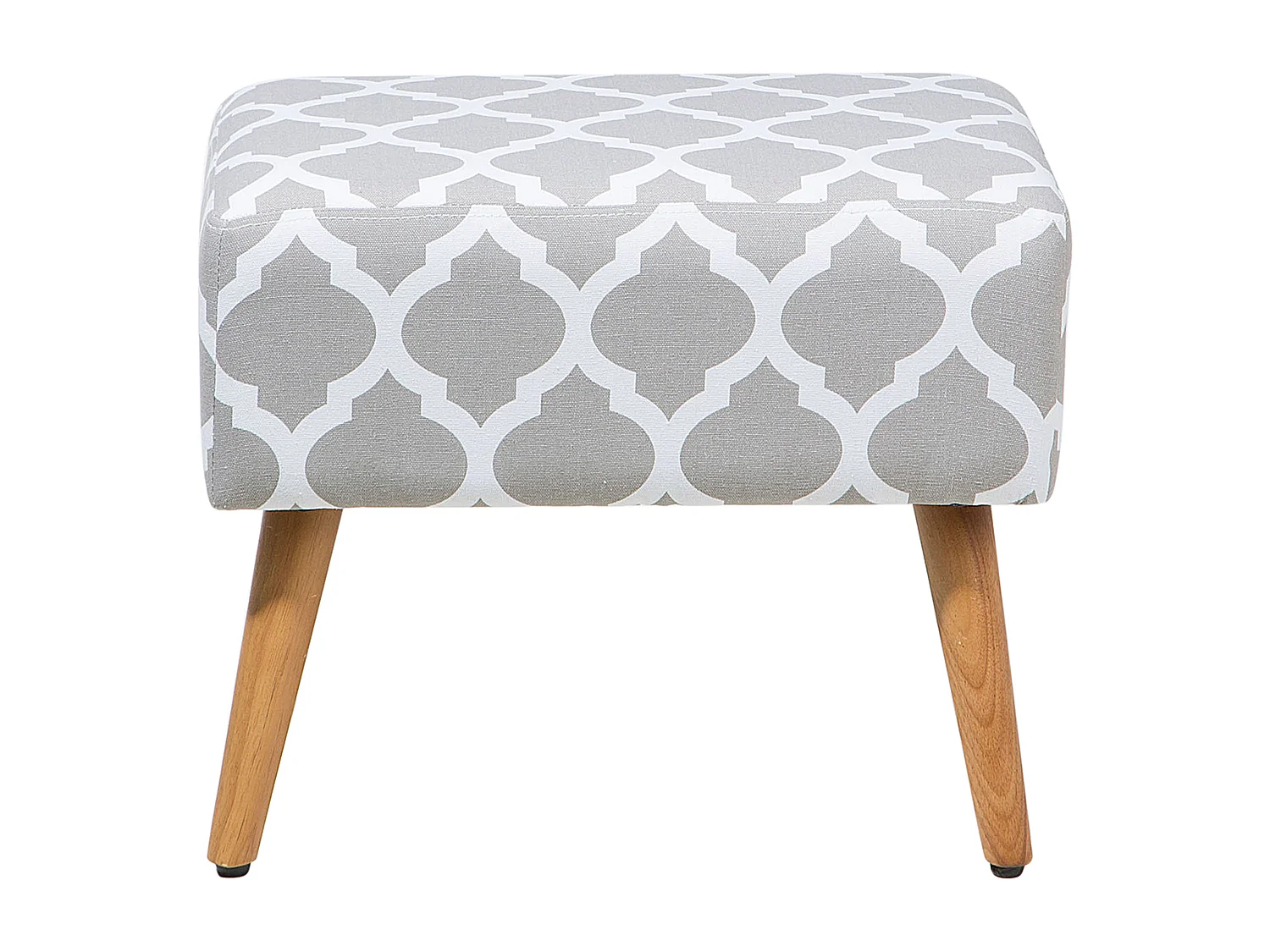 Repose-pied MANTEO Coton Gris clair