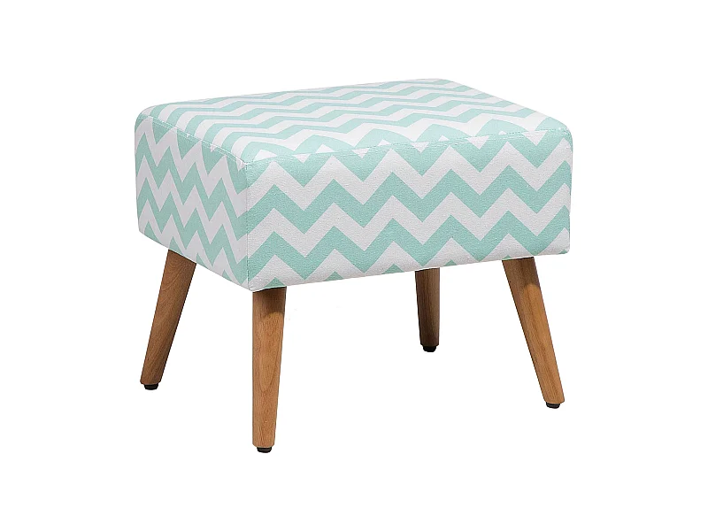 Hocker MANTEO Baumwolle Mintgrün