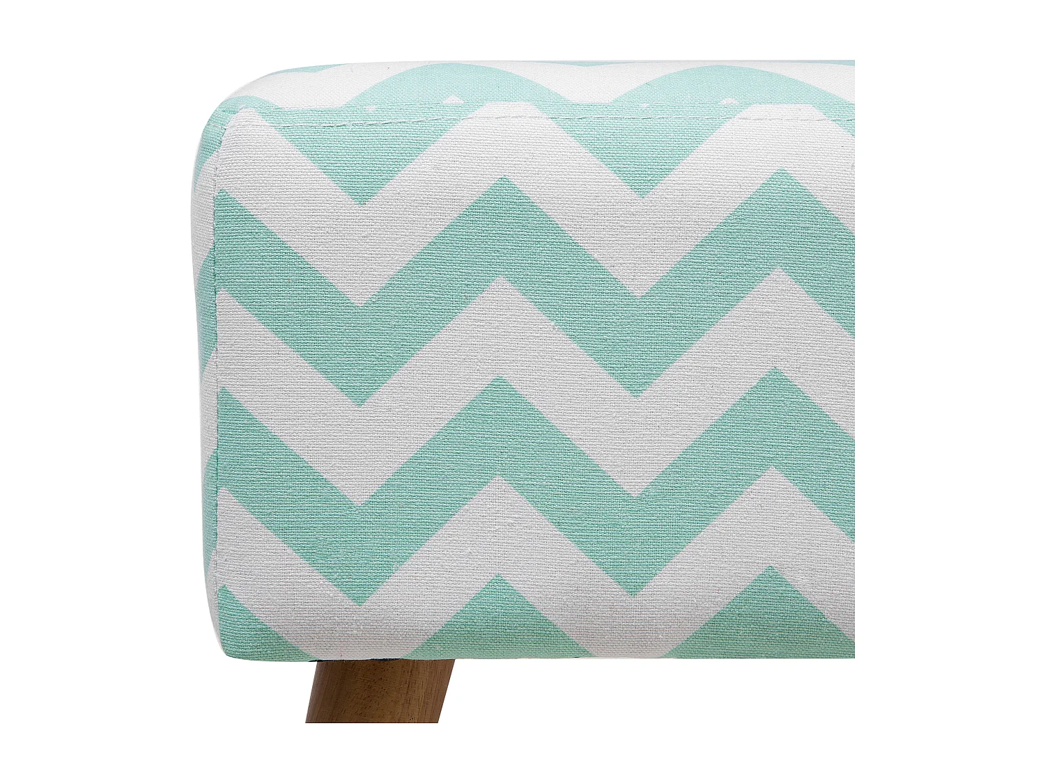 Repose-pied MANTEO Coton Vert menthe