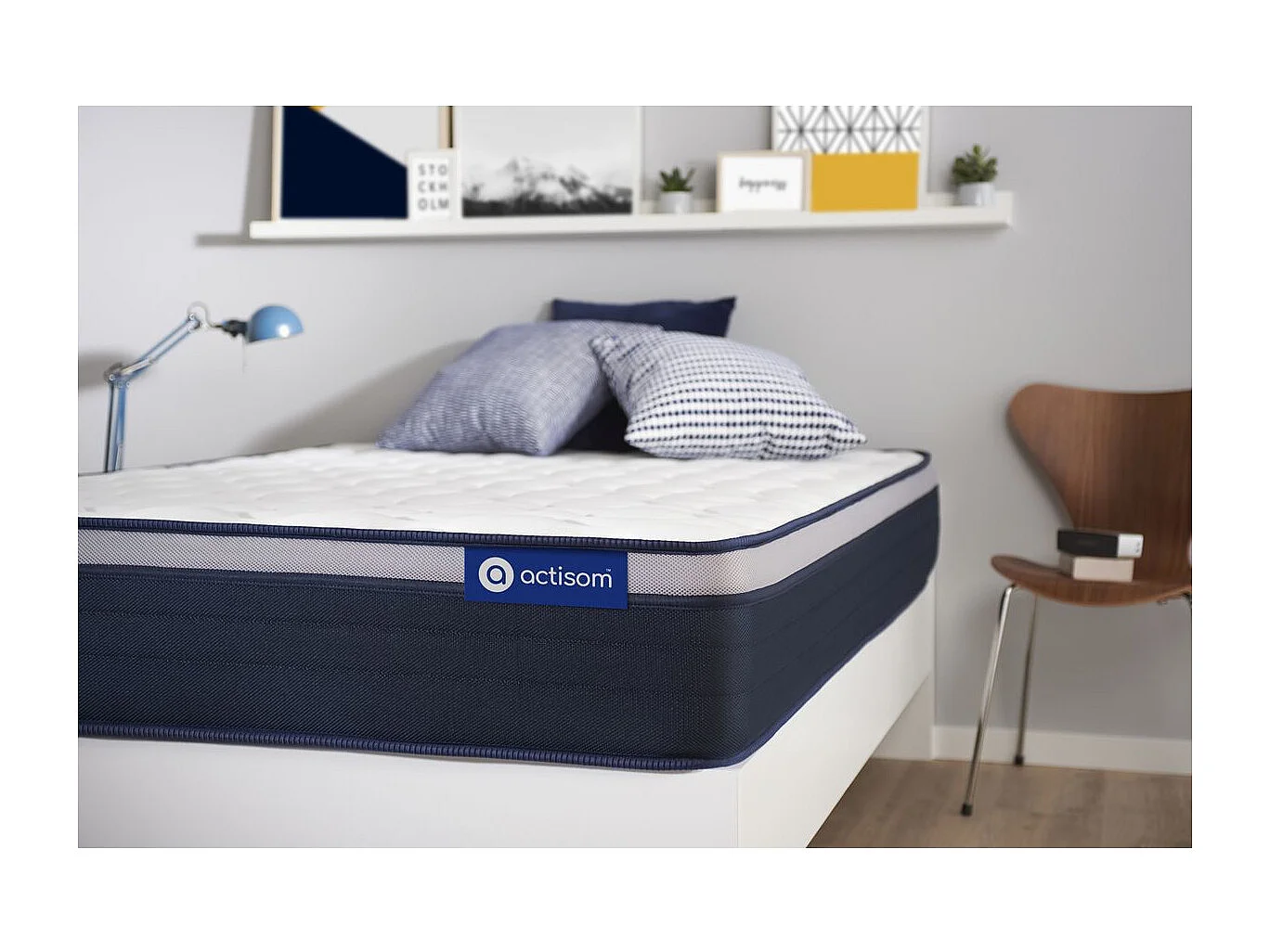 ACTISOM matelas Mémoire de forme ACTIMEMO MAX 90x200 cm Maxi épaisseur 7zones de confort