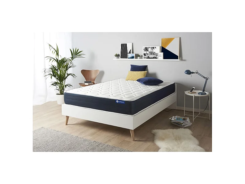 Actimemo sleep matratze 140x200cm, Memory-Schaum, Härtegrad 2, Höhe : 22 cm, 5 Komfortzonen