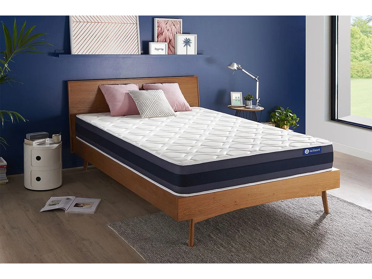 Matelas Ressorts ensachés+Mémoire de forme ACTIFLEX MORPHO 180x200 Maxi épaisseur 5zones de confort