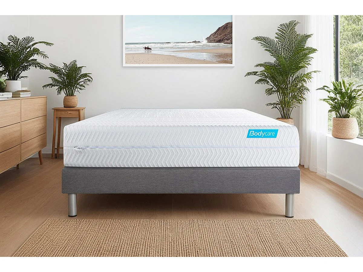 Matelas BIOCARE 90x190 Mousse à mémoire de forme BIO 5 zones Maxi épaisseur