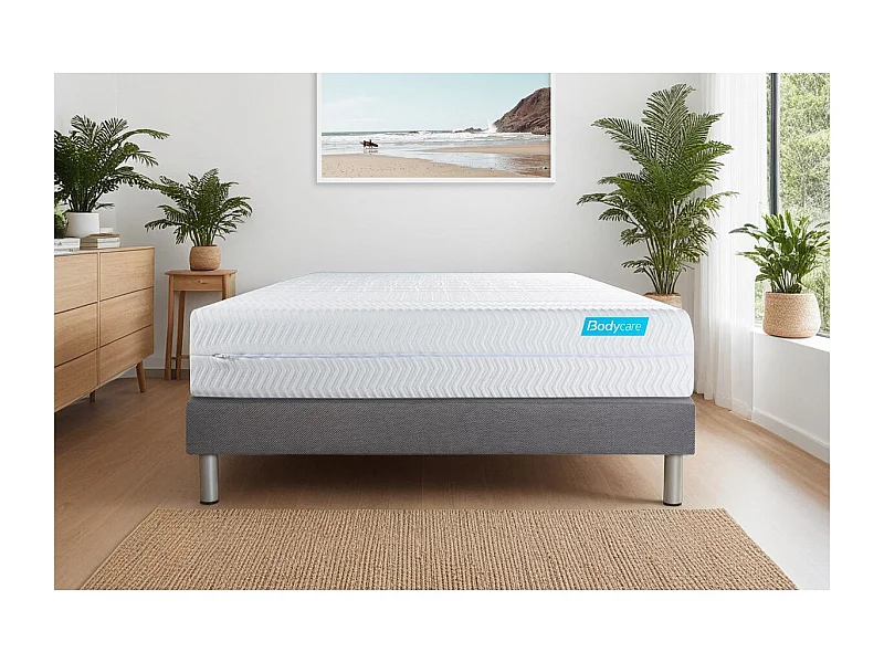 Matelas BIOCARE 90x190 Mousse à mémoire de forme BIO 5 zones Maxi épaisseur
