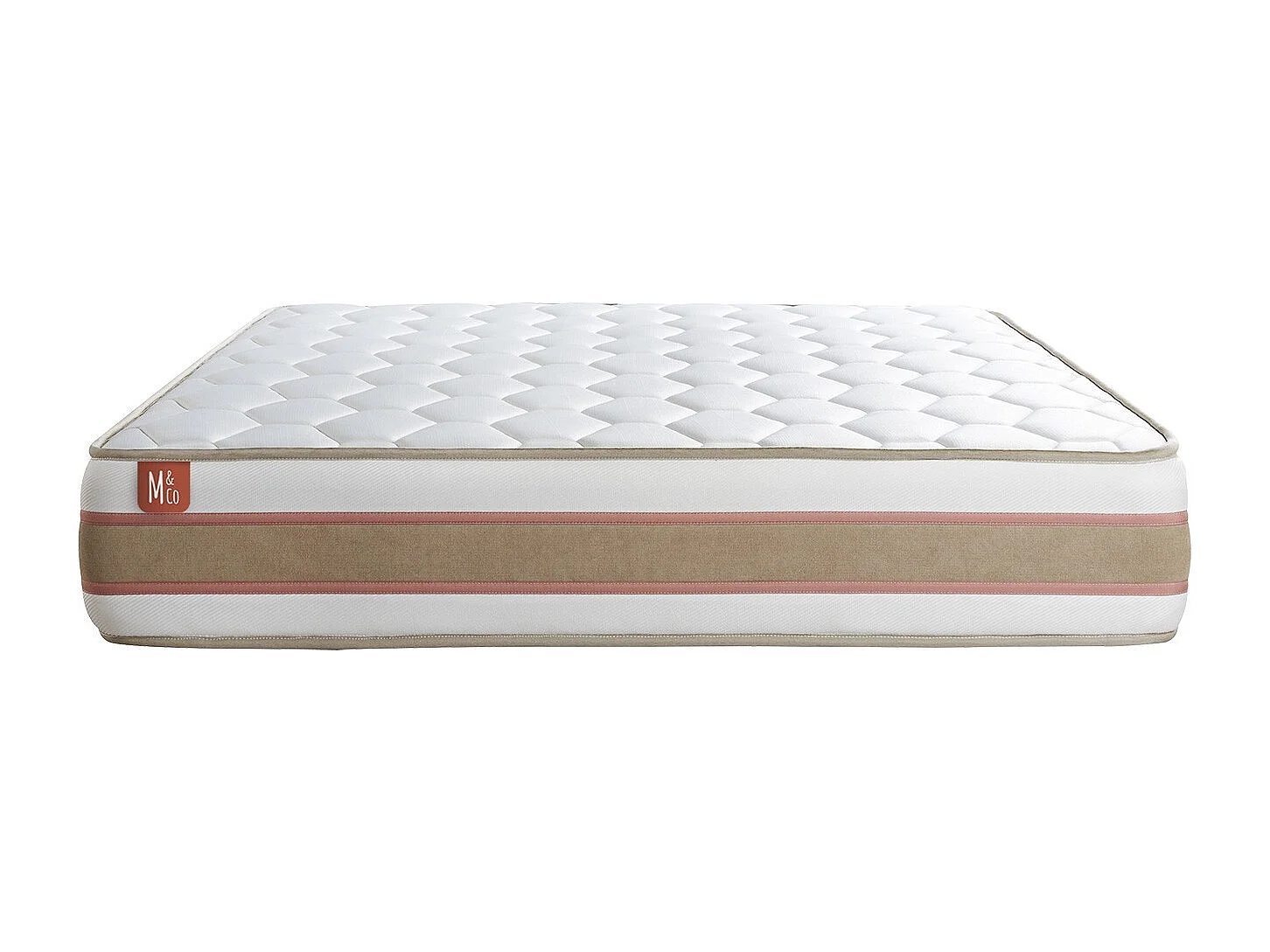 Matelas LE DÉLICAT 140x200cm Ressorts ensachés + Mémoire de forme 5 zones de confort - Ep. 26cm