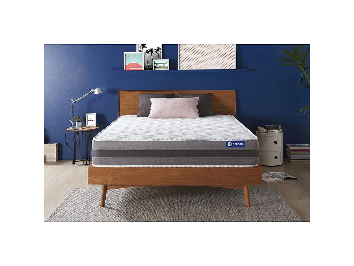Actiflex relax matratze 200x200cm, Taschenfederkern und Memory-Schaum, Härtegrad 3, Höhe :24 cm, 5 Komfortzonen