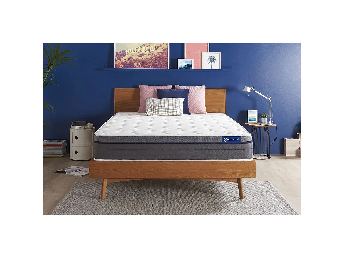 Actiflex zen matratze 140x190cm, Taschenfederkern und Memory-Schaum, Härtegrad 2, Höhe :26 cm, 7 Komfortzonen