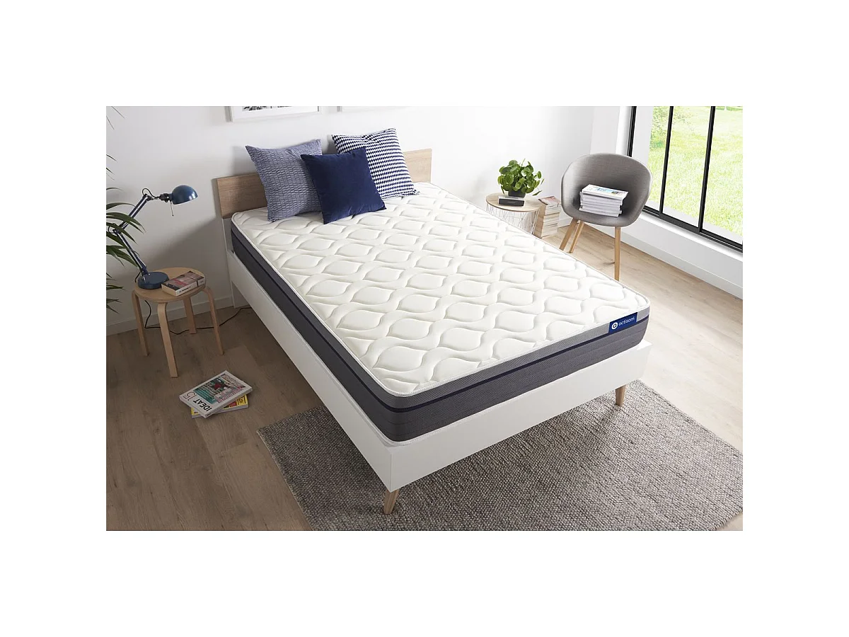Actilatex zen matras 140x200cm , Matrasdikte : 26 cm , Latex en traagschuim , Gebalanceerd, 7 comfortzones