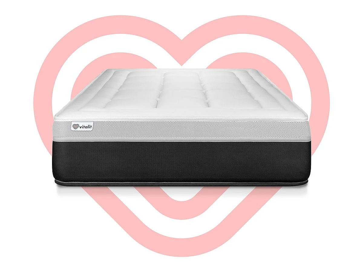 Colchão VITALIT VITAL FORM ( 90 x 190 cm - Molas ensacadas e espuma viscoelástica )