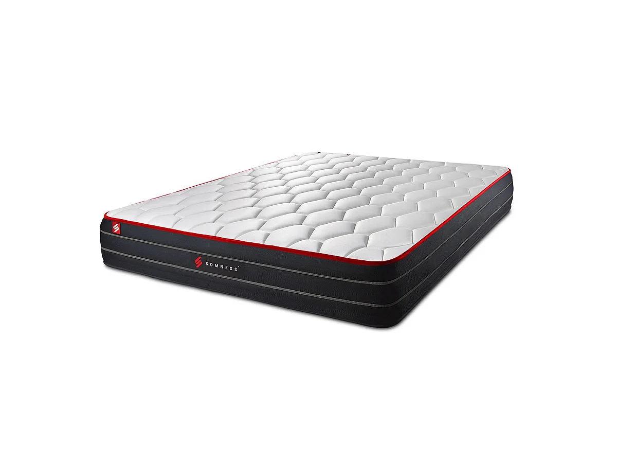 Matelas BOOST ressorts ensachés et mémoire de forme 200x200