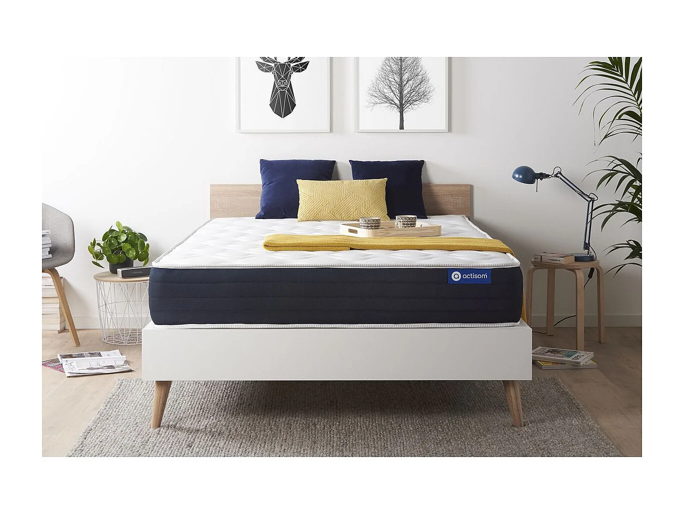 Matelas Latex et Mémoire de forme ACTILATEX SLEEP 160x200 5zones de confort