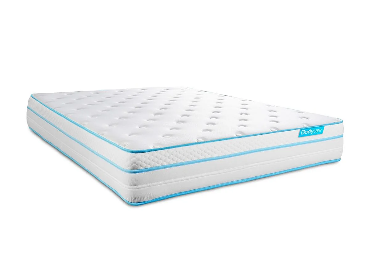 Matelas BODYZONE+ 140x190 Ressorts ensachés, visco 5 zones Ultra épaisseur