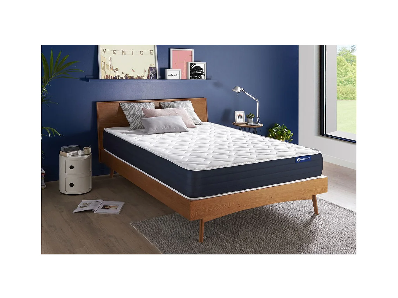Matelas Ressorts ensachés et Mémoire de forme ACTIFLEX SLEEP 160x200 5zones de confort