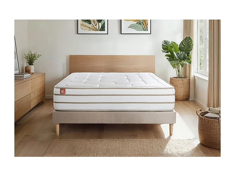 Matelas LE DOUILLET 140x190cm Mémoire de forme BioVisco - Maxi épaisseur 26cm